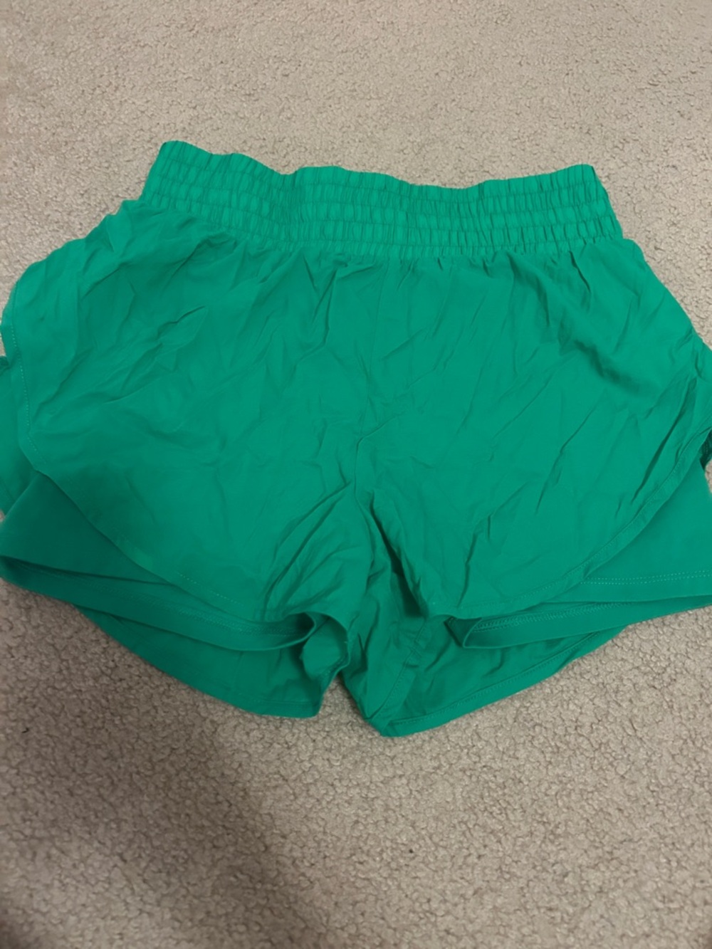 Target Women's Athletic Shorts in Emerald Green